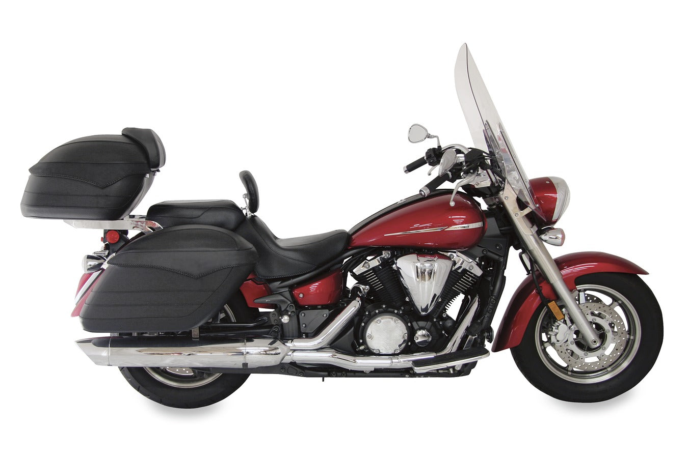 Wide Touring Motorcycle Seat for Yamaha V-Star 1300 & 1300 Tourer 2007-2017