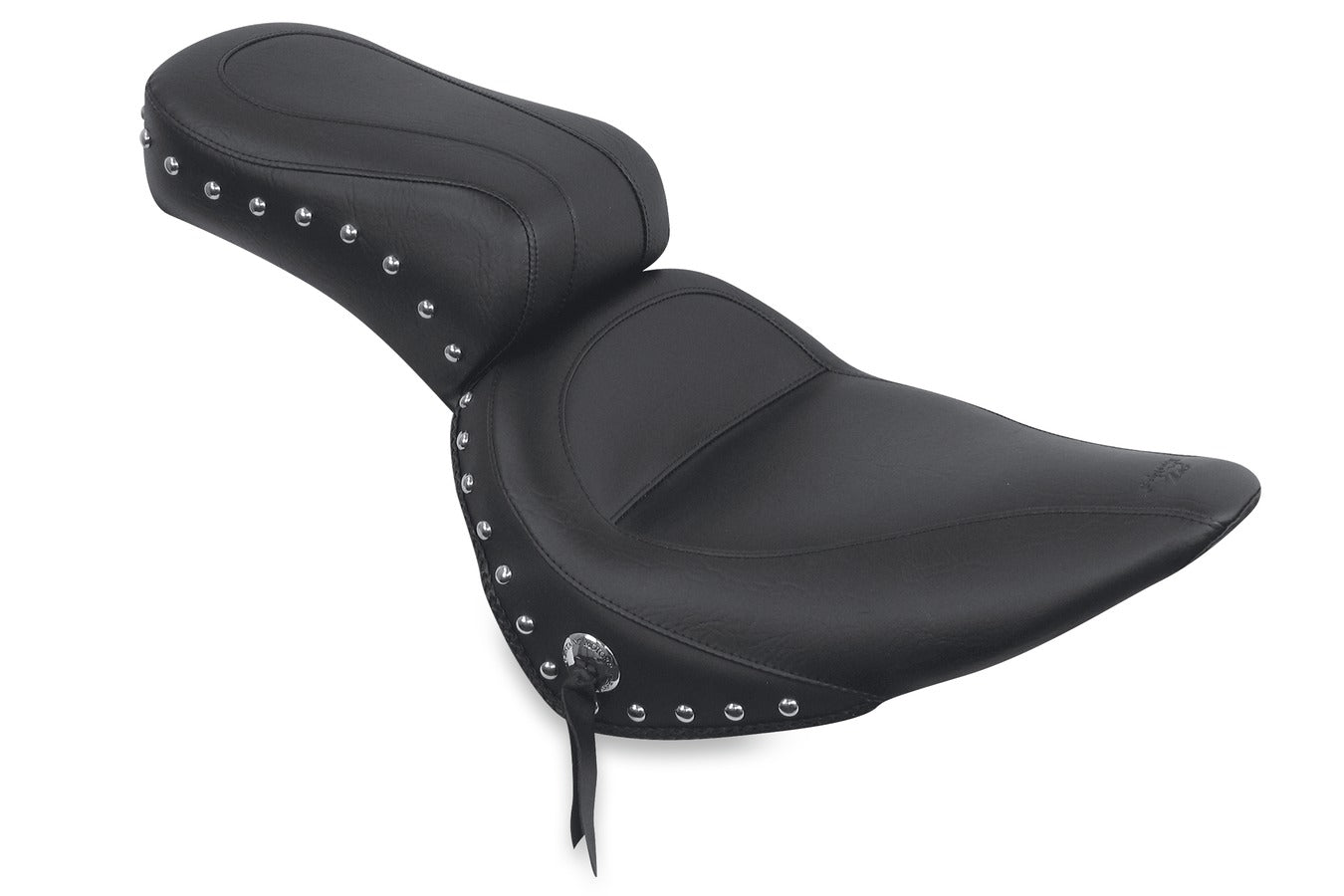Standard Touring- One-Piece, 2-Up Motorcycle Seat for Harley-Davidson Softail, Heritage Classic 2007-2017, Deluxe (without standard rack) 2005-2017, Heritage Springer 2000-2003, Springer Classic 2005-2007