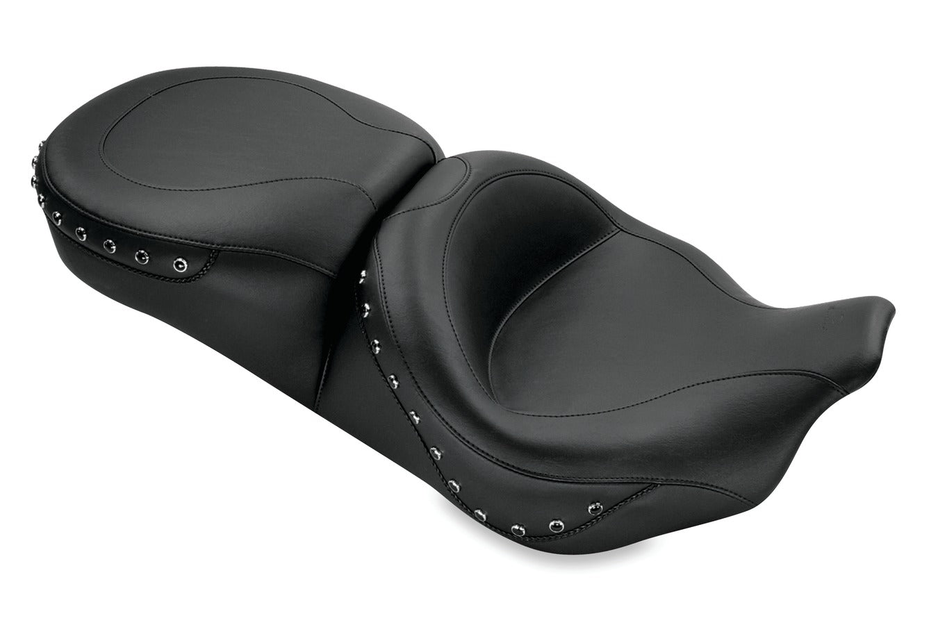 Standard Touring One-Piece, 2-Up Motorcycle Seat for Harley-Davidson FL Touring 2008-2024*