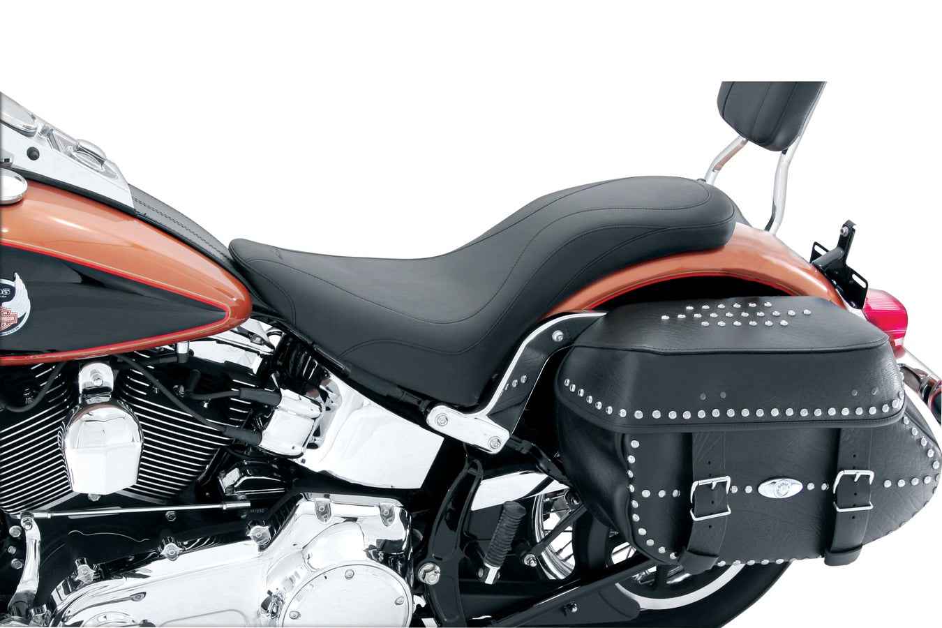 DayTripper™ One-Piece, 2-Up Motorcycle Seat for Harley-Davidson Softail 1984-1999