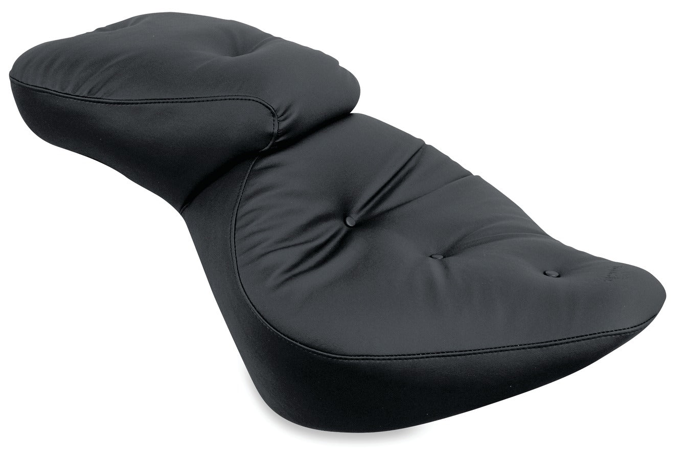 Wide Touring One-Piece, 2-Up Motorcycle Seat for Harley-Davidson Softail Wide Tire 2006-2017 (200mm)