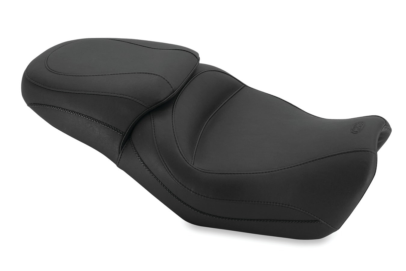 Standard Touring One-Piece, 2-Up Motorcycle Seat for Harley-Davidson Street 2015-2020