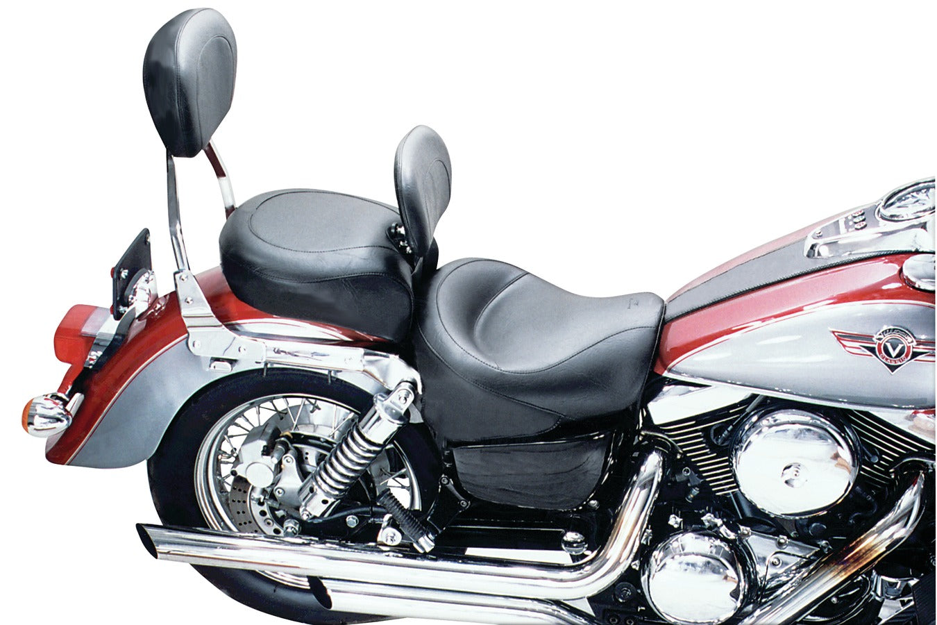 Standard Touring Motorcycle Seat for Kawasaki Vulcan 1500 Classic with Carb 1996-2004