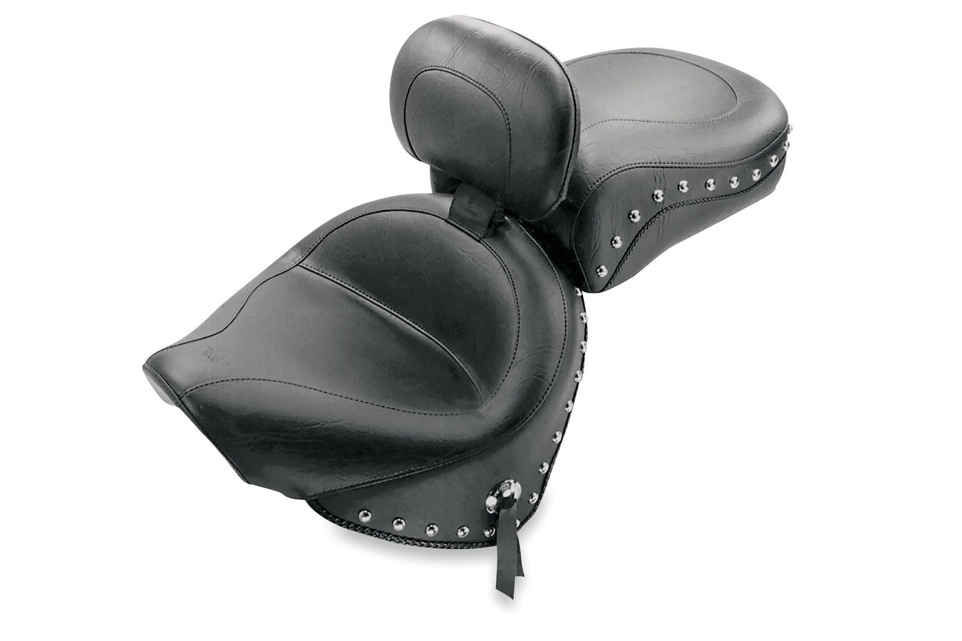 Wide Touring Motorcycle Seat for Yamaha V-Star 1100 Classic/Silverado 2000-2009