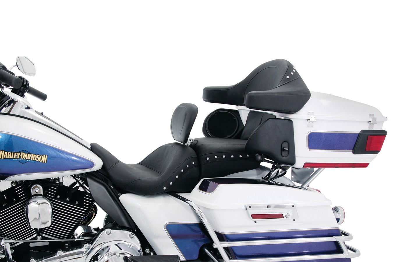 Extended Arm Wrap-Around Backrest for Harley-Davidson FL Touring 1993-2024