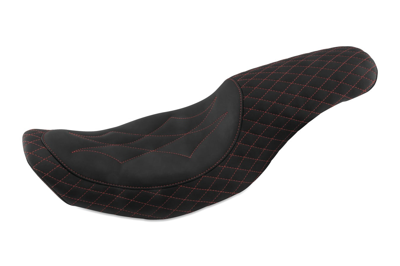 Revere Journey Diamond One-Piece, 2-Up Motorcycle Seat for Harley-Davidson FL Touring 1997-2007