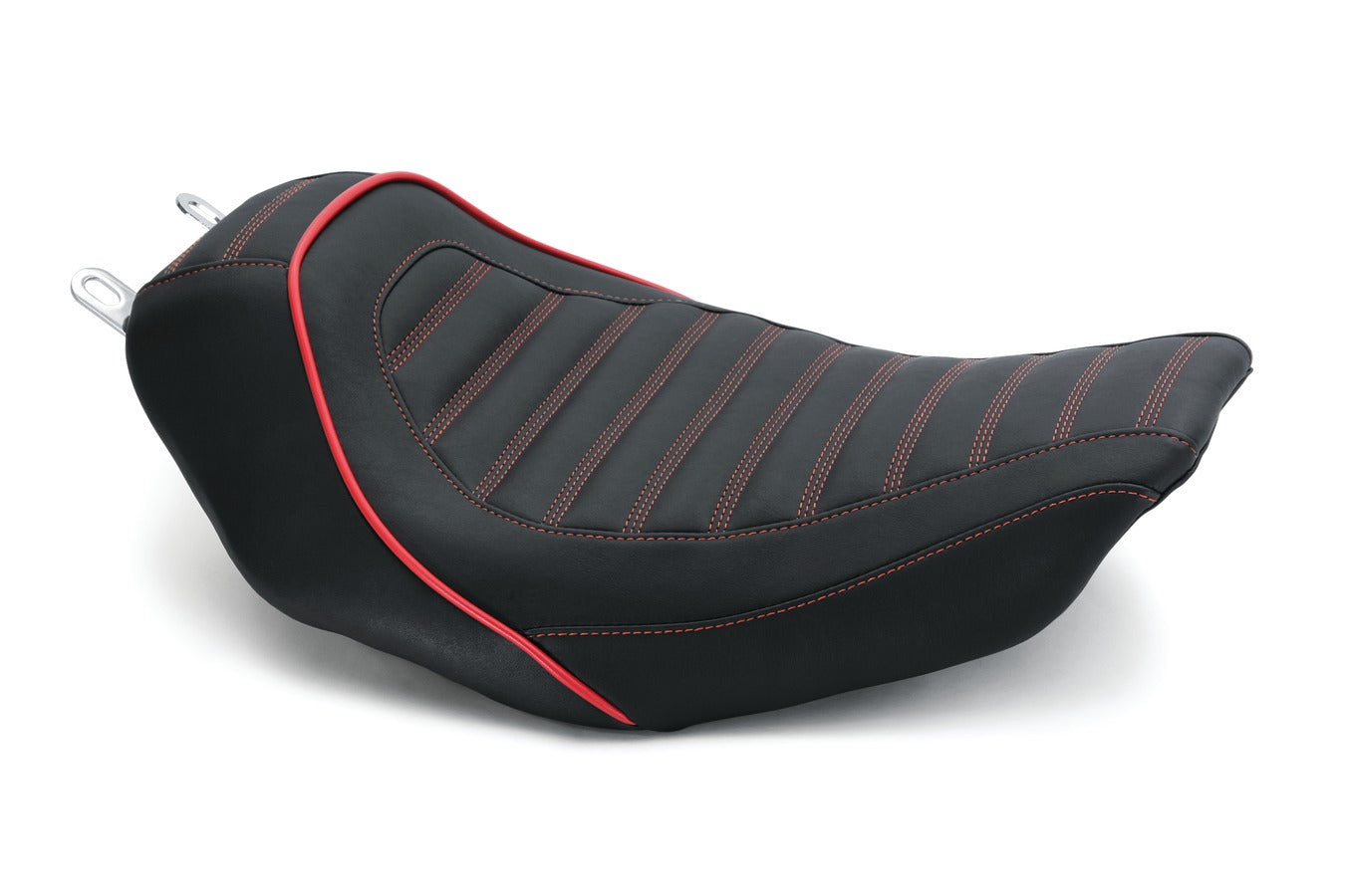Revere Journey Stripe Solo Motorcycle Seat for Harley-Davidson FL Touring 1997-2007
