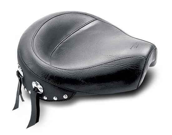 Wide Touring Solo Motorcycle Seat for Harley-Davidson Sportster 1982-2003