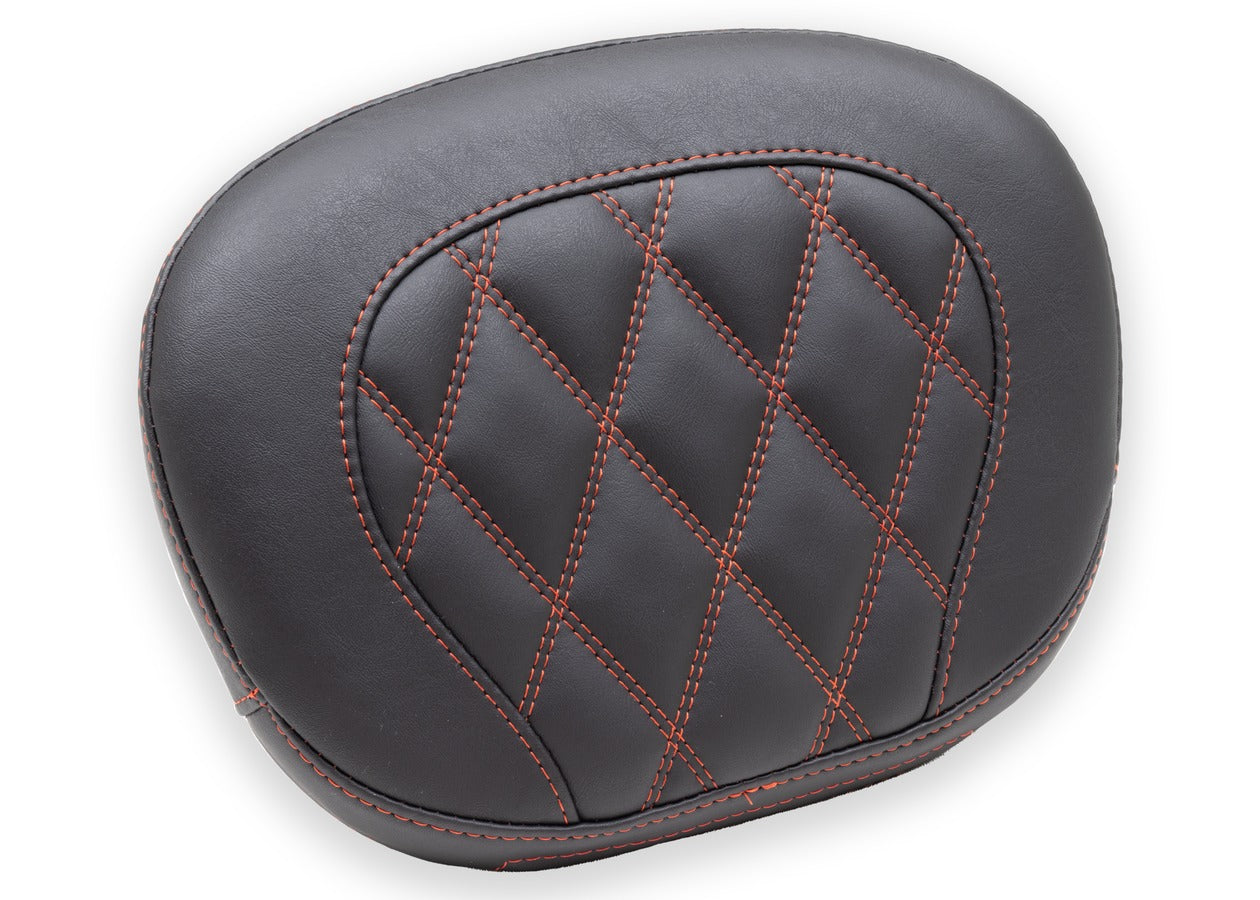 TAOUS71 Sissy Bar Passenger Backrest Pad For Harley Softail – Fits 2018-2023 Deluxe, Heritage, Slim, Street Bob