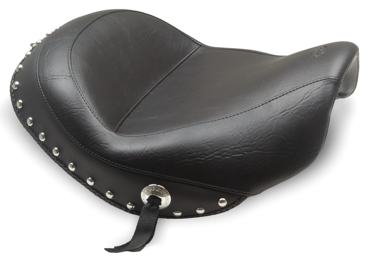 Wide Touring Solo Motorcycle Seat for Suzuki Boulevard C90T, 2015-2019