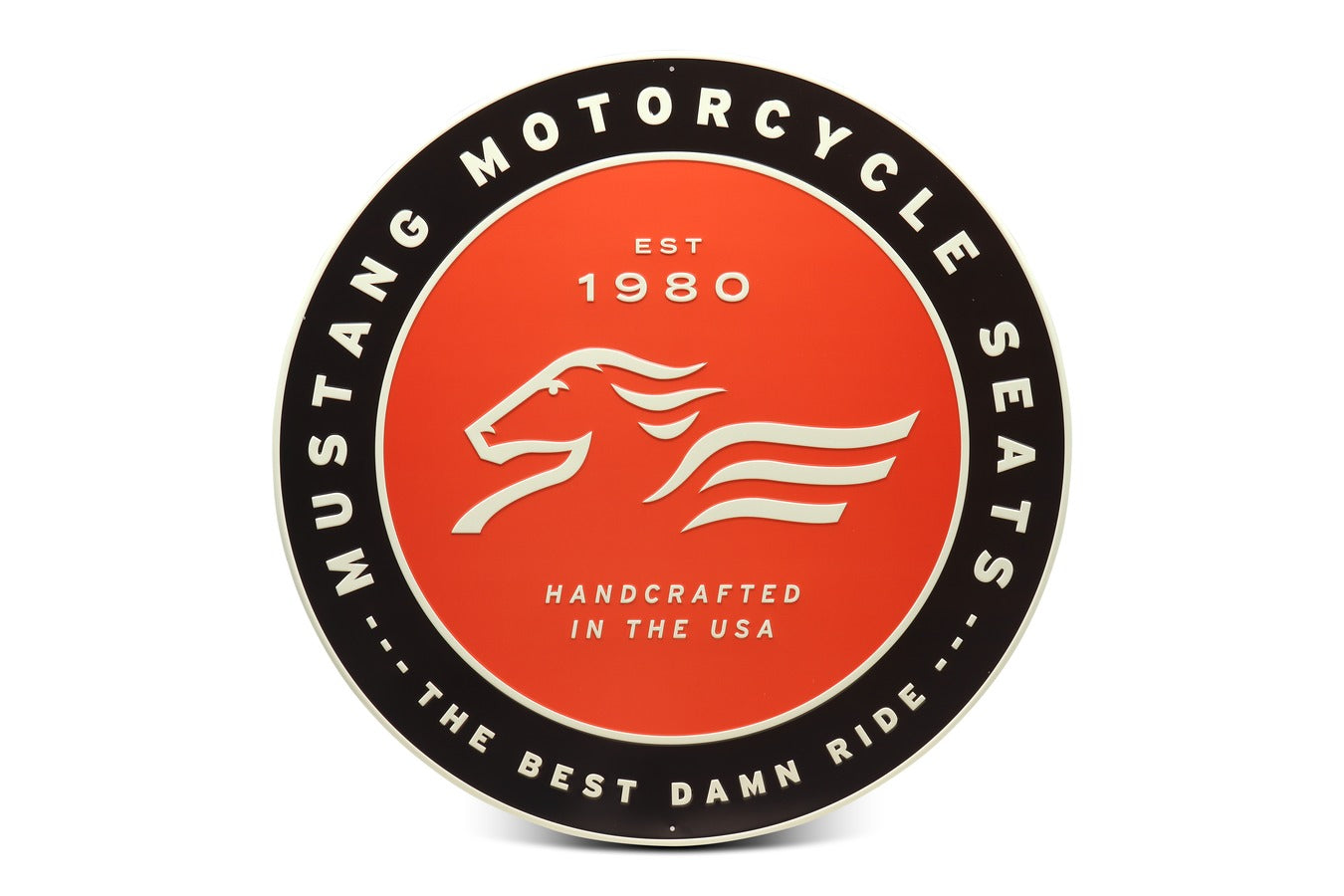 Mustang Seats 18' Tin Sign