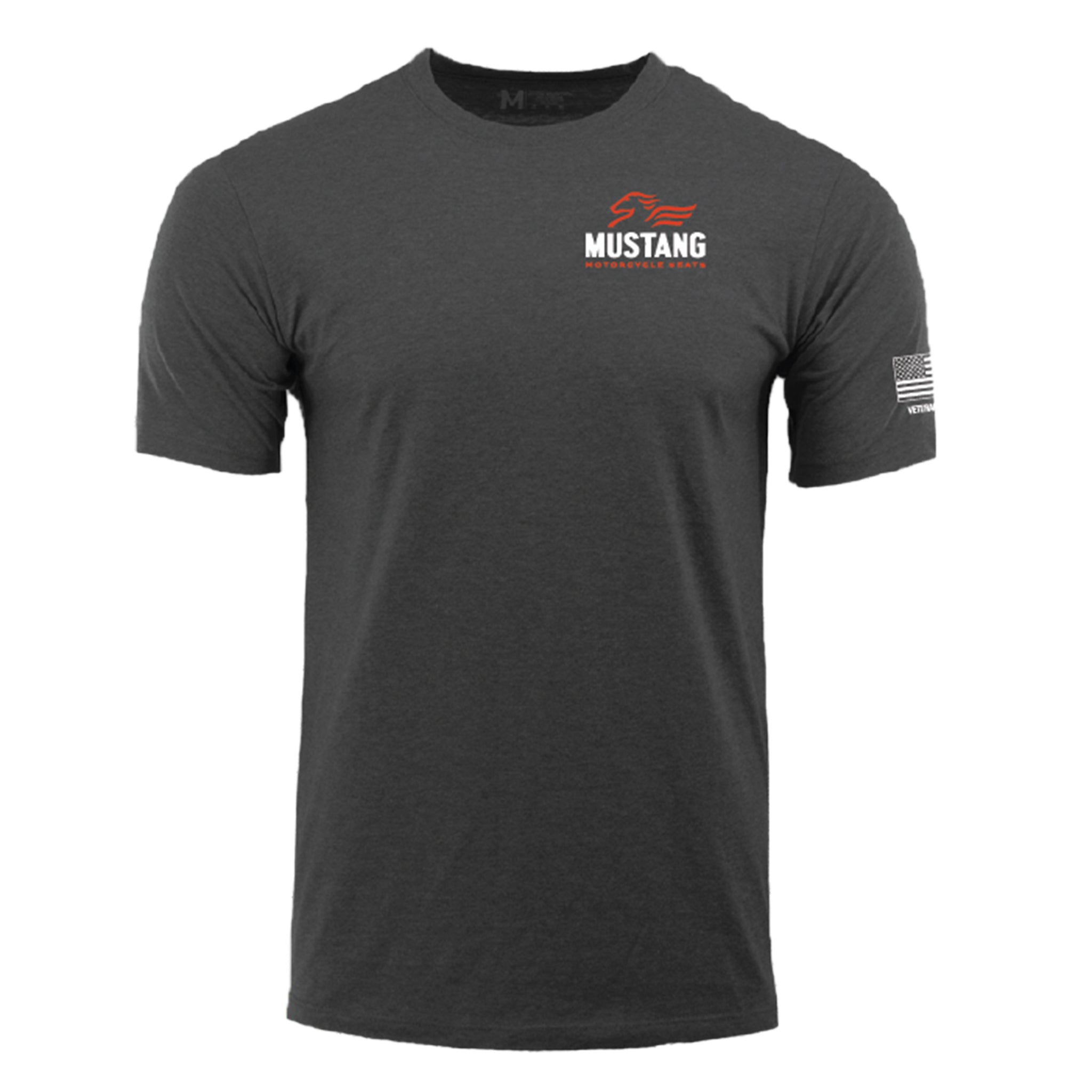 Embroidered Mustang Logo T-Shirt