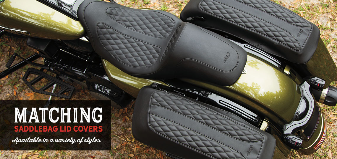 Motorcycle Seats Accessories Handmade In The Usa Mustang - Custom Seat Covers For Harley Davidson Motorcycles
