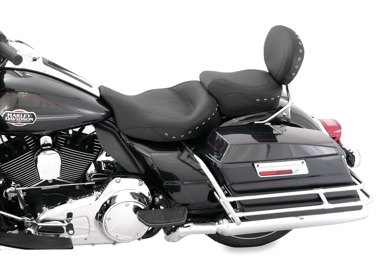 Super Touring Solo Seat for Harley-Davidson Electra Glide Standard, Road Glide, Road King & Street Glide 2008-