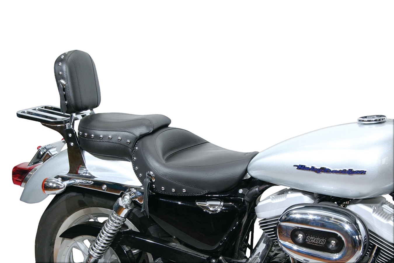 Wide Touring One-Piece Seat for Harley-Davidson Sportster 2004-