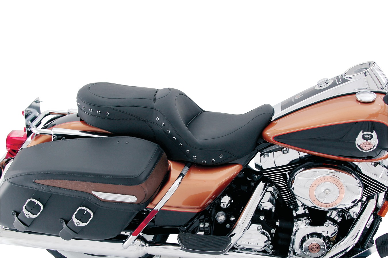 Sport Touring One-Piece Seat for Harley-Davidson Electra Glide Standard, Road Glide, Road King & Street Glide 2008-