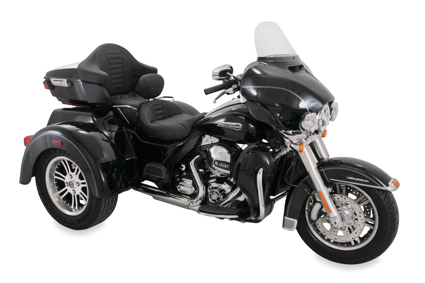 Super Touring Deluxe Extended Arm Wrap-Around Backrest for Harley-Davidson Electra Glide Standard, Road Glide, Road King & Street Glide 2014-