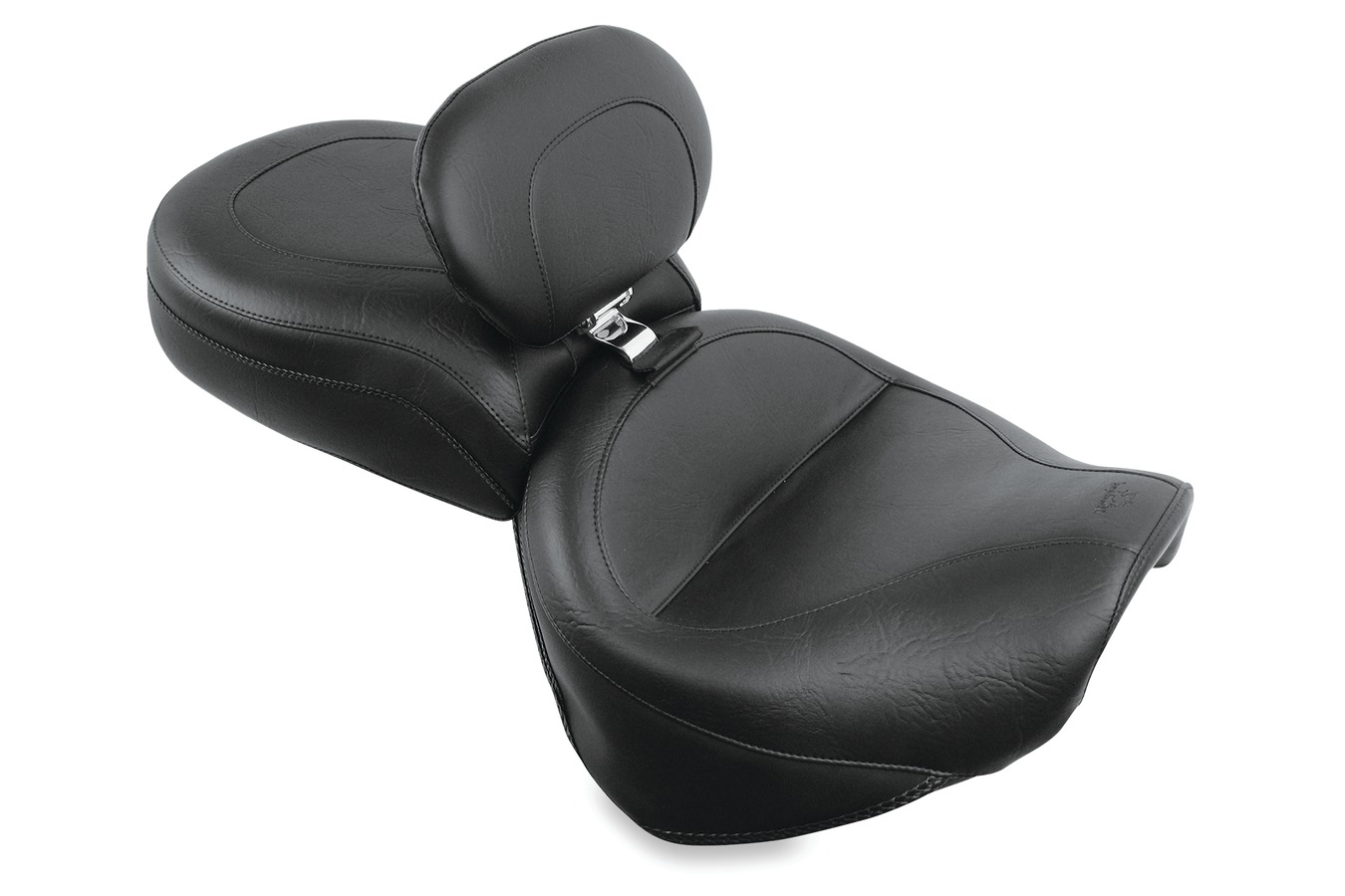 Wide Touring Two-Piece Seat with Driver Backrest for Yamaha Road Star 1600 & 1700 1999-