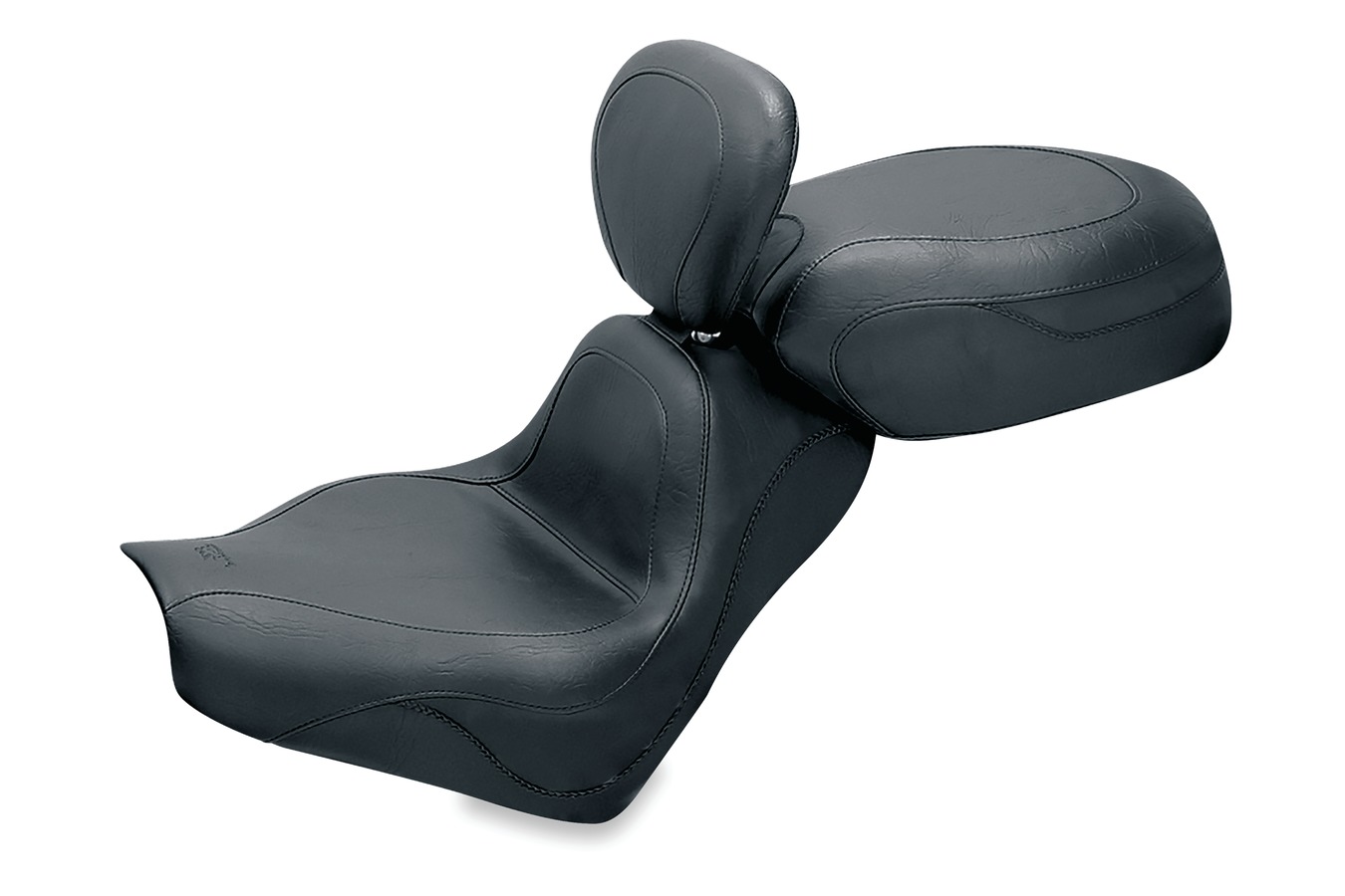 Sport Touring Two-Piece Seat with Driver Backrest for Honda VTX1300 Retro, S & T 2002-