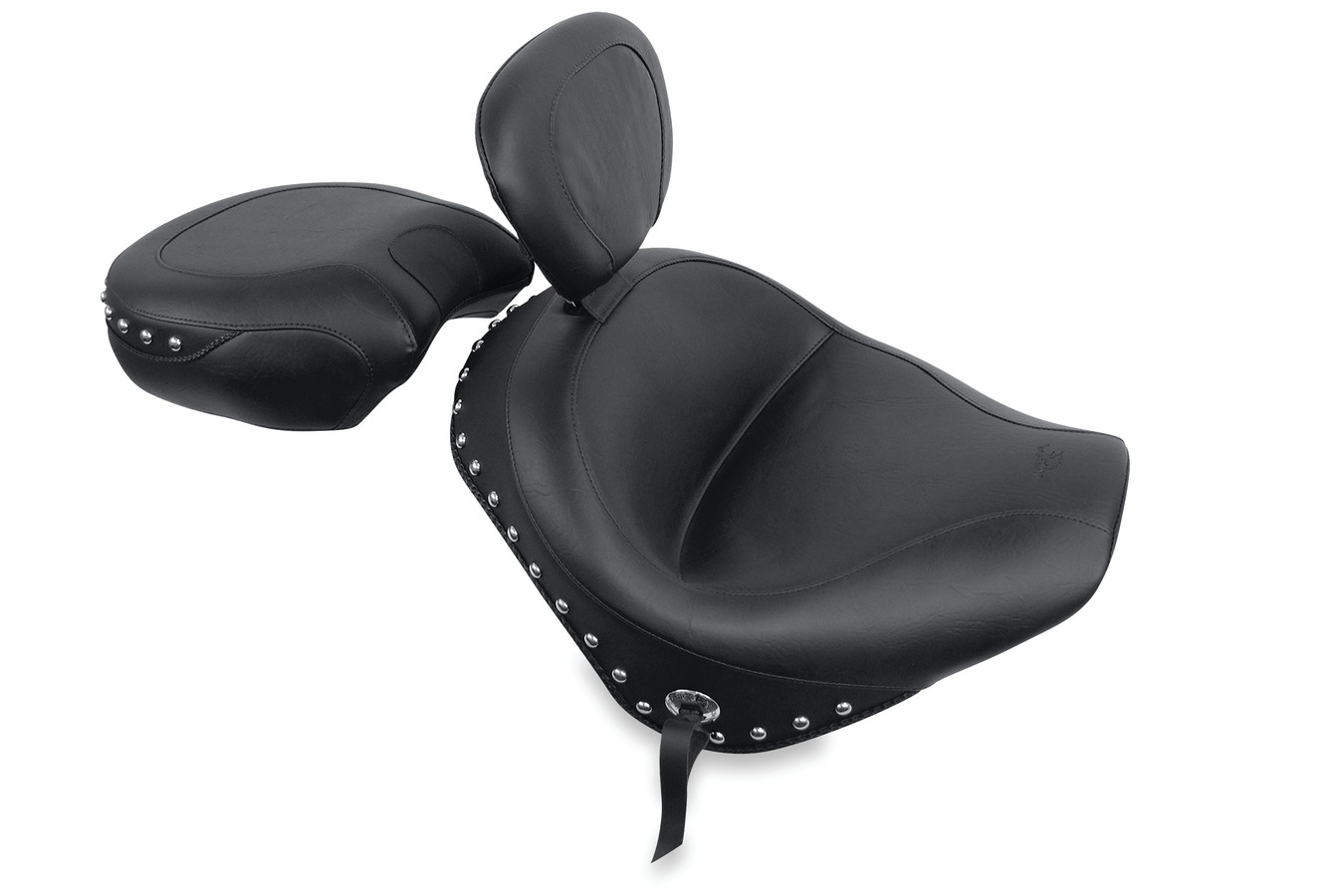 Wide Touring Two-Piece Seat with Driver Backrest for Honda VTX1300 Retro, S & T 2002-