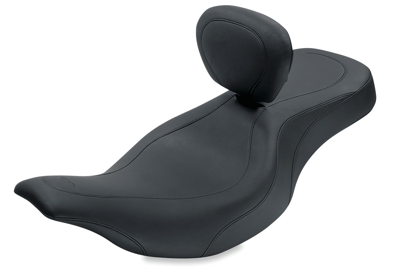 Wide Tripper™ One-Piece Seat with Driver Backrest for Harley-Davidson Electra Glide & Road Glide 1997-