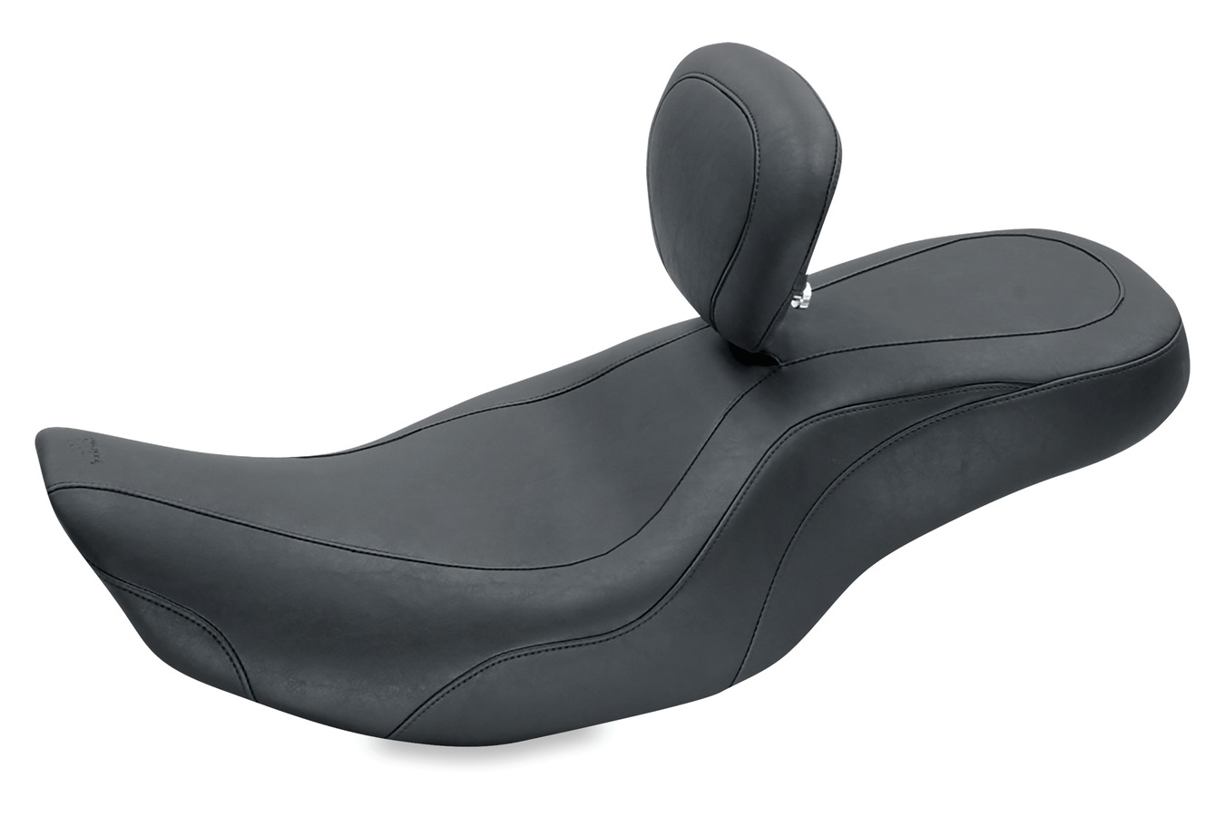 Wide Tripper™ One-Piece Seat with Driver Backrest for Harley-Davidson Road King 1997-