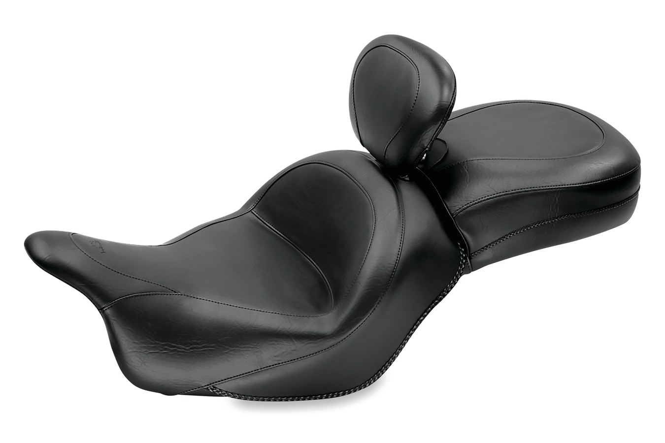 Standard Touring One-Piece Seat with Driver Backrest for Kawasaki Vulcan 1700 Classic 2009-