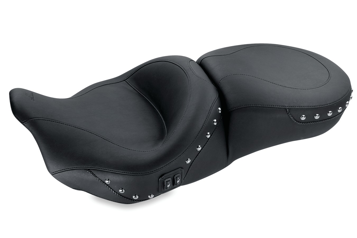 Standard Touring One-Piece Seat with Heat for Harley-Davidson Electra Glide Standard, Road Glide, Road King & Street Glide 2008-