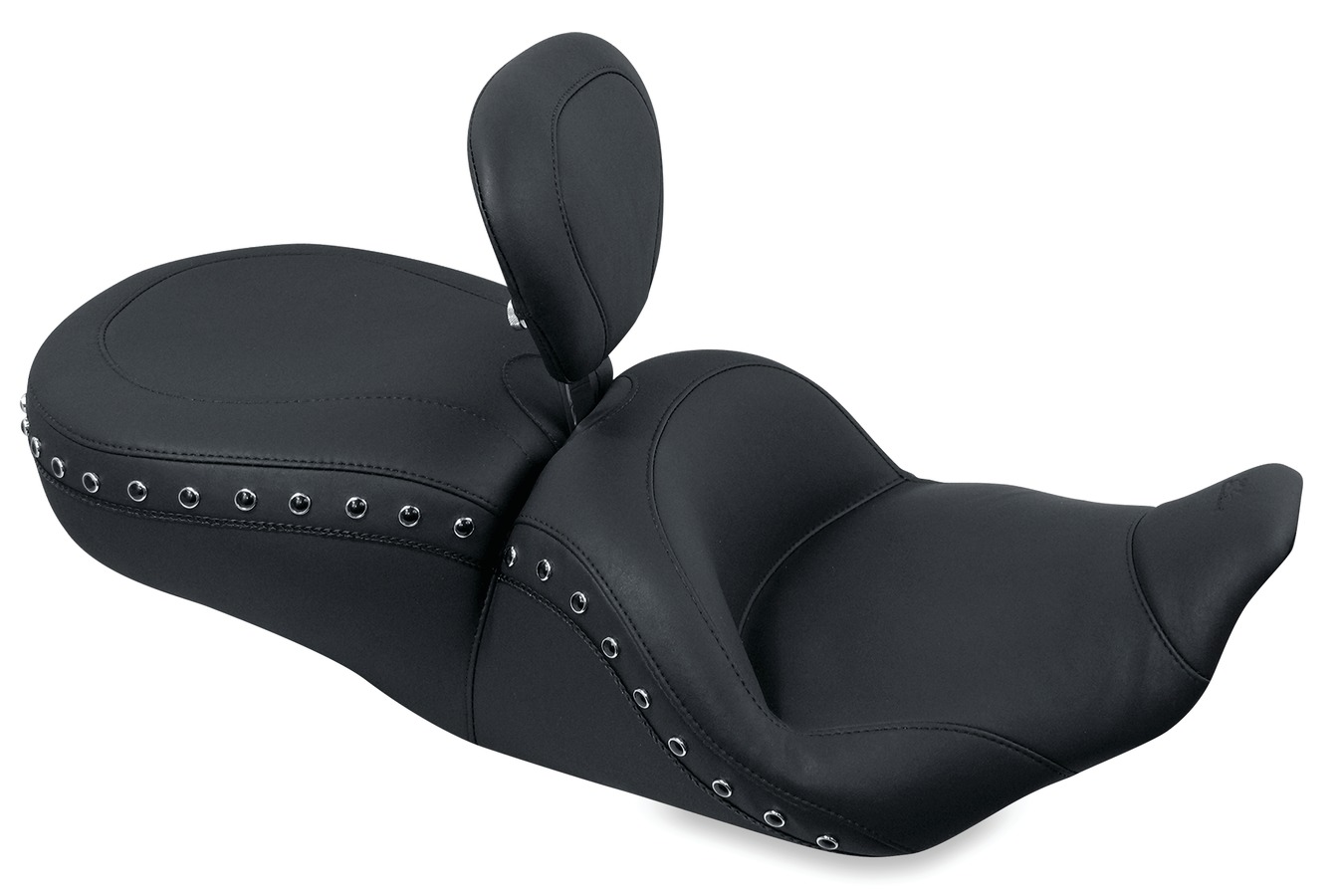 Lowdown™ Touring One-Piece Seat with Driver Backrest for Harley-Davidson Road King 1997-