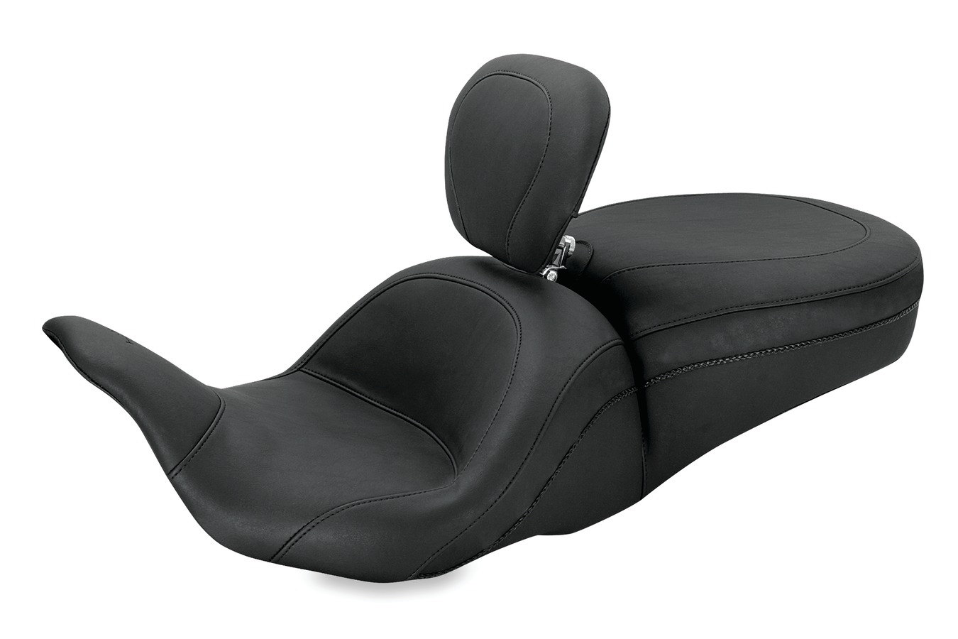 Lowdown™ Touring One-Piece Seat with Driver Backrest for Harley-Davidson Electra Glide Standard, Road Glide, Road King & Street Glide 2008-