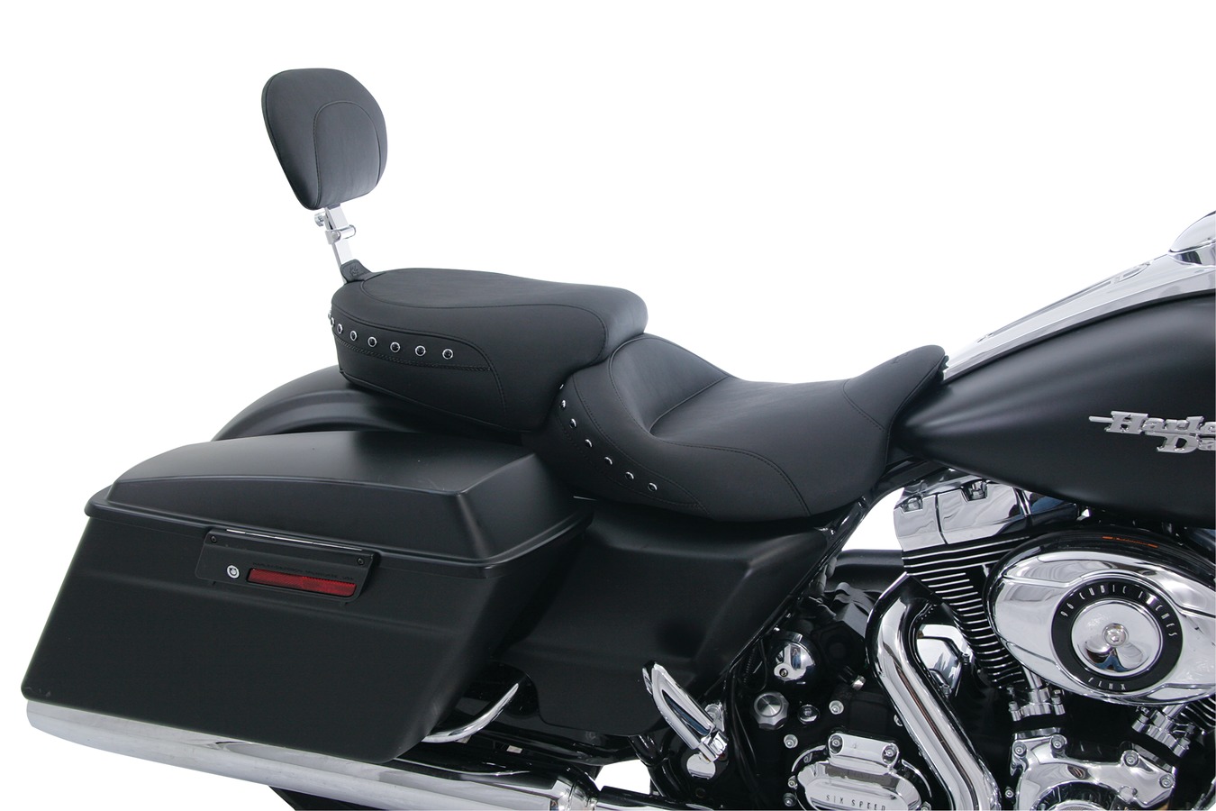 Lowdown™ Touring & Standard Touring Passenger Seat with Passenger Backrest for Harley-Davidson FL Touring 2008-