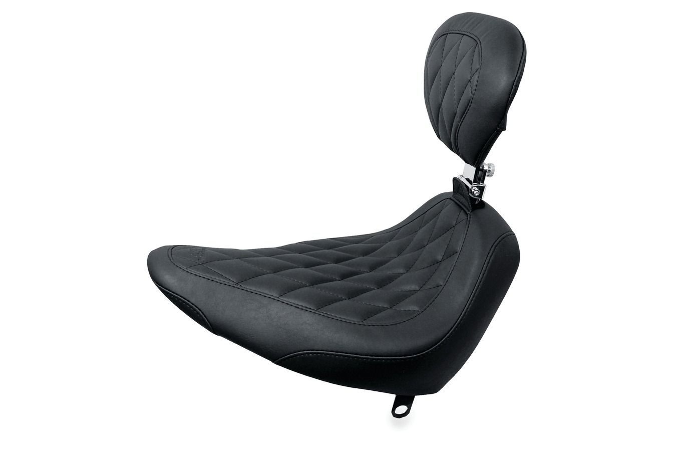 Wide Tripper™ Solo Seat with Driver Backrest for Harley-Davidson Softail Standard Rear Tire 1984-