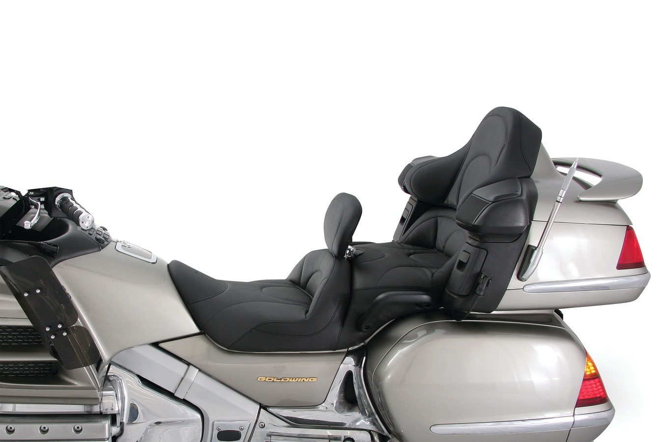 Standard Touring One-Piece Seat for Honda Gold Wing GL1800 2001-’17, Original, Black