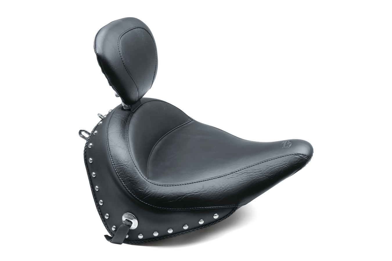 Wide Touring Solo Seat with Driver Backrest for Harley-Davidson Heritage Classic & Deluxe 2016-