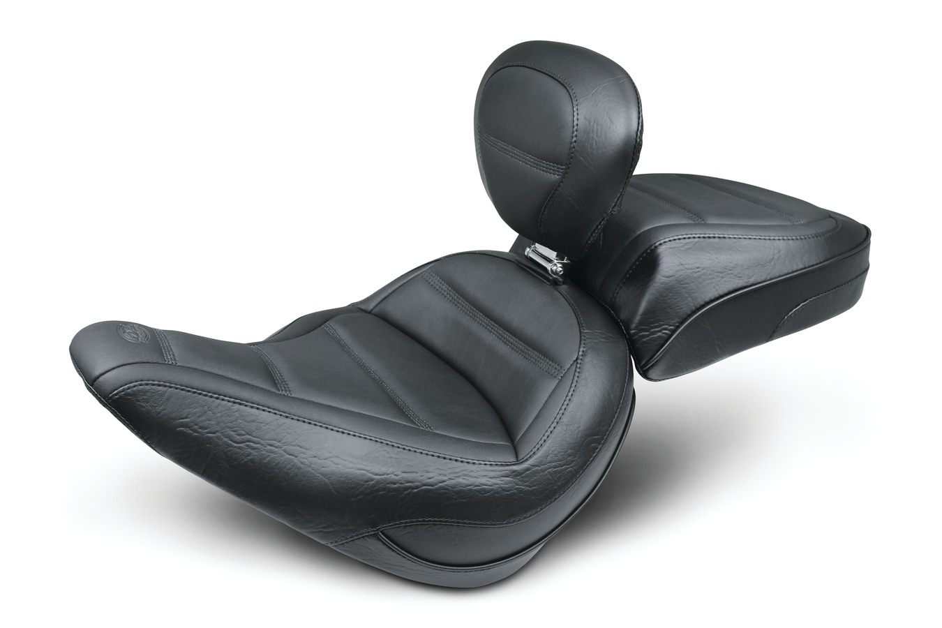 Standard Touring Solo Seat with Driver Backrest for Harley-Davidson Softail Slim 2018-