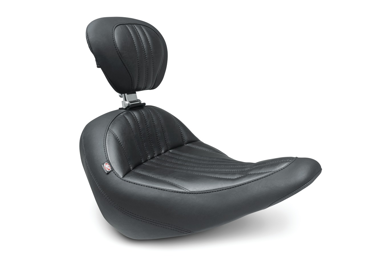Standard Touring Solo Seat with Driver Backrest for Harley-Davidson Low Rider & Sport Glide 2018-
