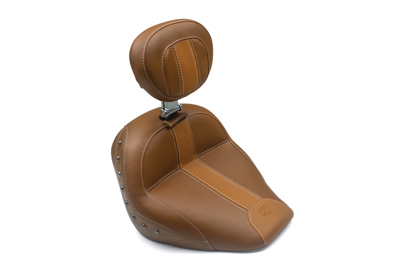 Standard Touring Solo Seat with Driver Backrest for Indian Scout 2015-