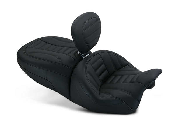 Standard Touring Forward Deluxe One-Piece Seat with Driver Backrest for Harley-Davidson Freewheeler 2015 -