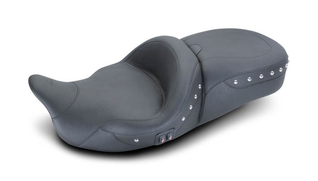 Super Touring One-Piece Seat with heat for Harley-Davidson Electra Glide Standard, Road Glide, Road King & Street Glide 2008-