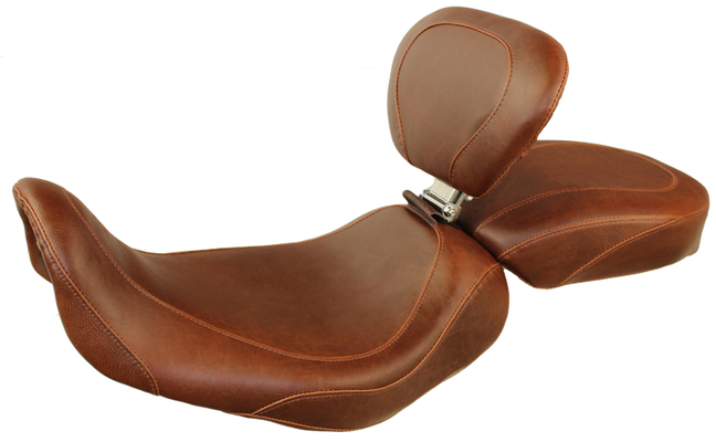 Wide Tripper™ Solo Seat with Driver Backrest for Harley-Davidson Dyna 2006-
