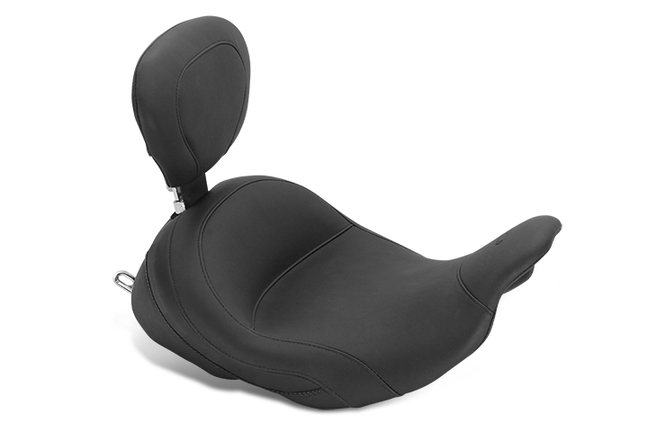 Lowdown™ Touring Solo Seat with Driver Backrest for Harley-Davidson Electra Glide Standard, Road Glide, Road King & Street Glide 2008-