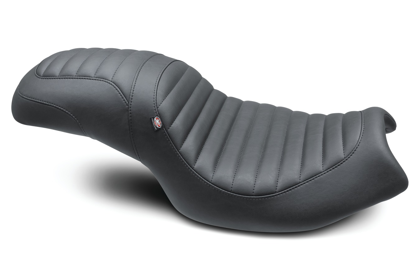 Fastback™ One Piece Seat for Indian Challenger 2020-'22, Tuck-&-Roll, Black