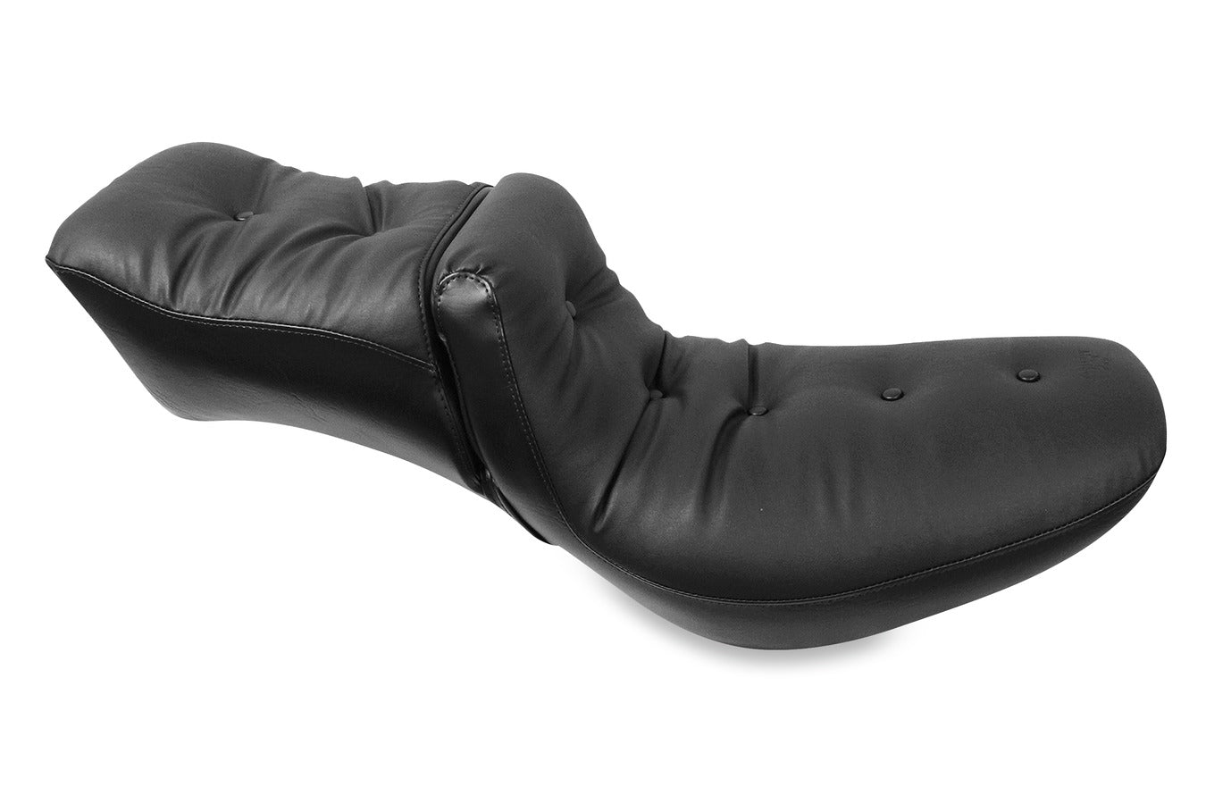 Duke One-Piece, 2-Up Motorcycle Seat for Harley-Davidson Heritage Softail 2006, Fat Boy & Heritage Classic 2000-2006, Night Train, Softail Standard, & Springer 2000-2005