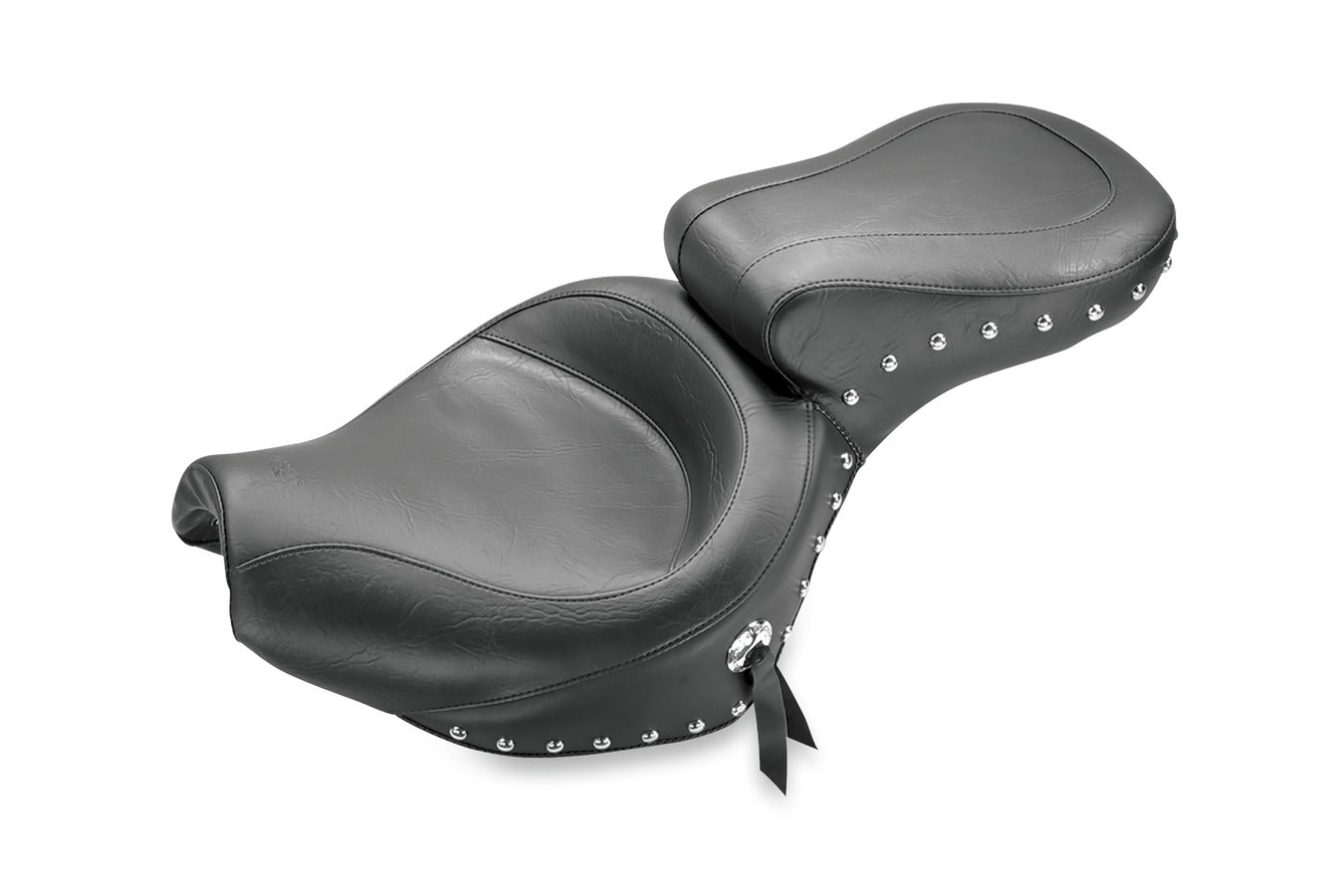 Standard Touring One-Piece, 2-Up Motorcycle Seat for Suzuki VS1400 Intruder 1987-2004 & S83 2005-2008