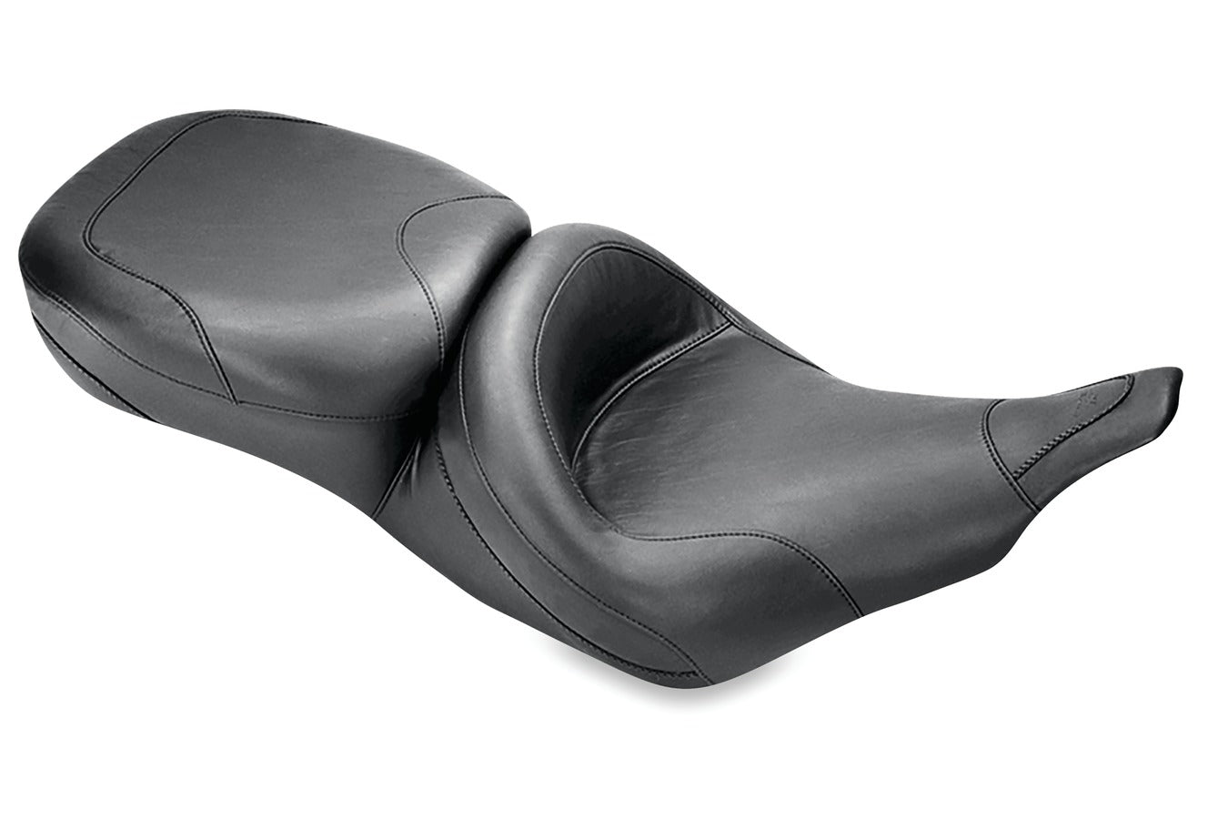 Standard Touring One-Piece, 2-Up Motorcycle Seat for Harley-Davidson Electra Glide & Road Glide 1997-2007