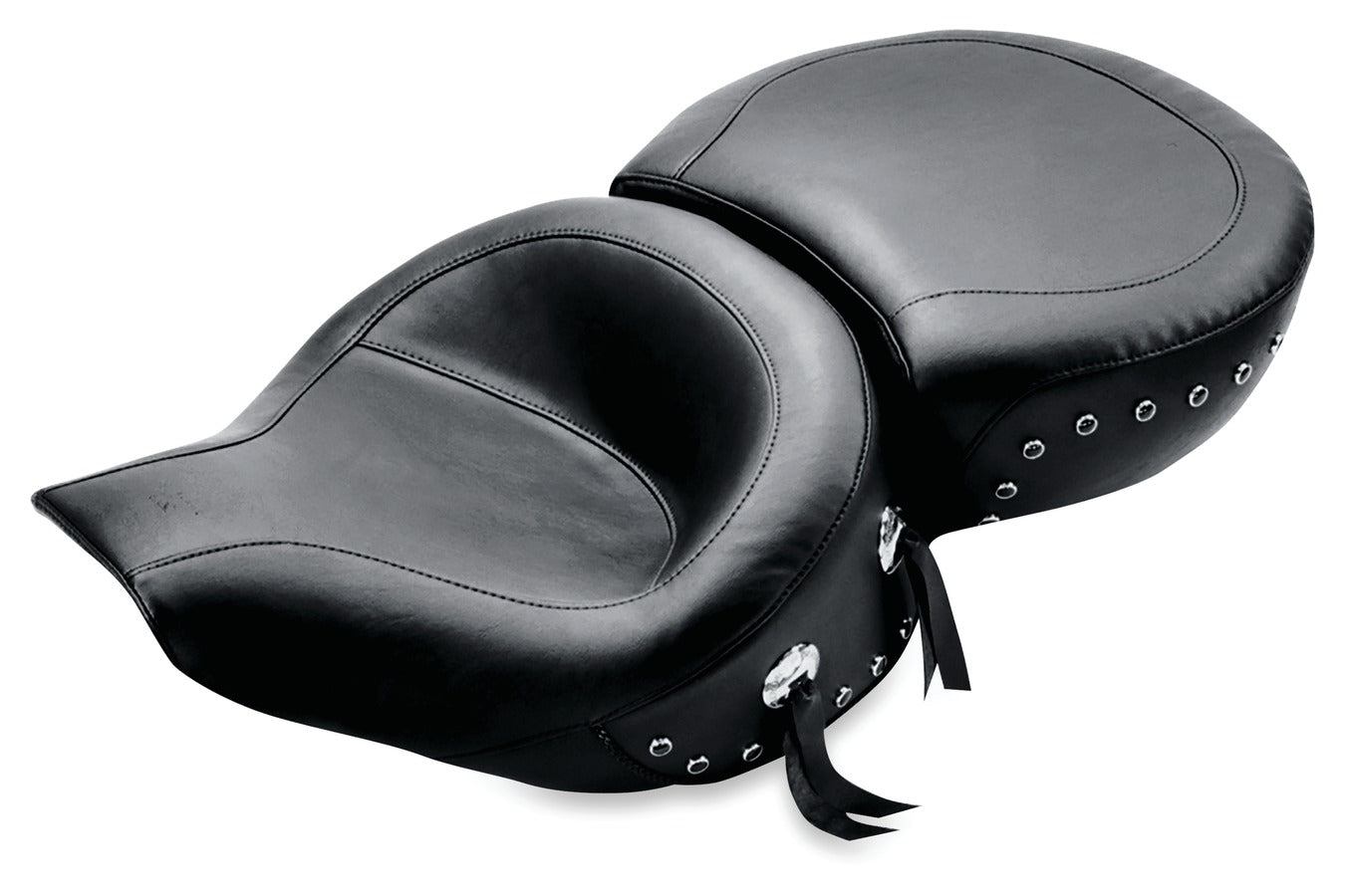 Standard Touring One-Piece, 2-Up Motorcycle Seat for Harley-Davidson Road King 1994-1996