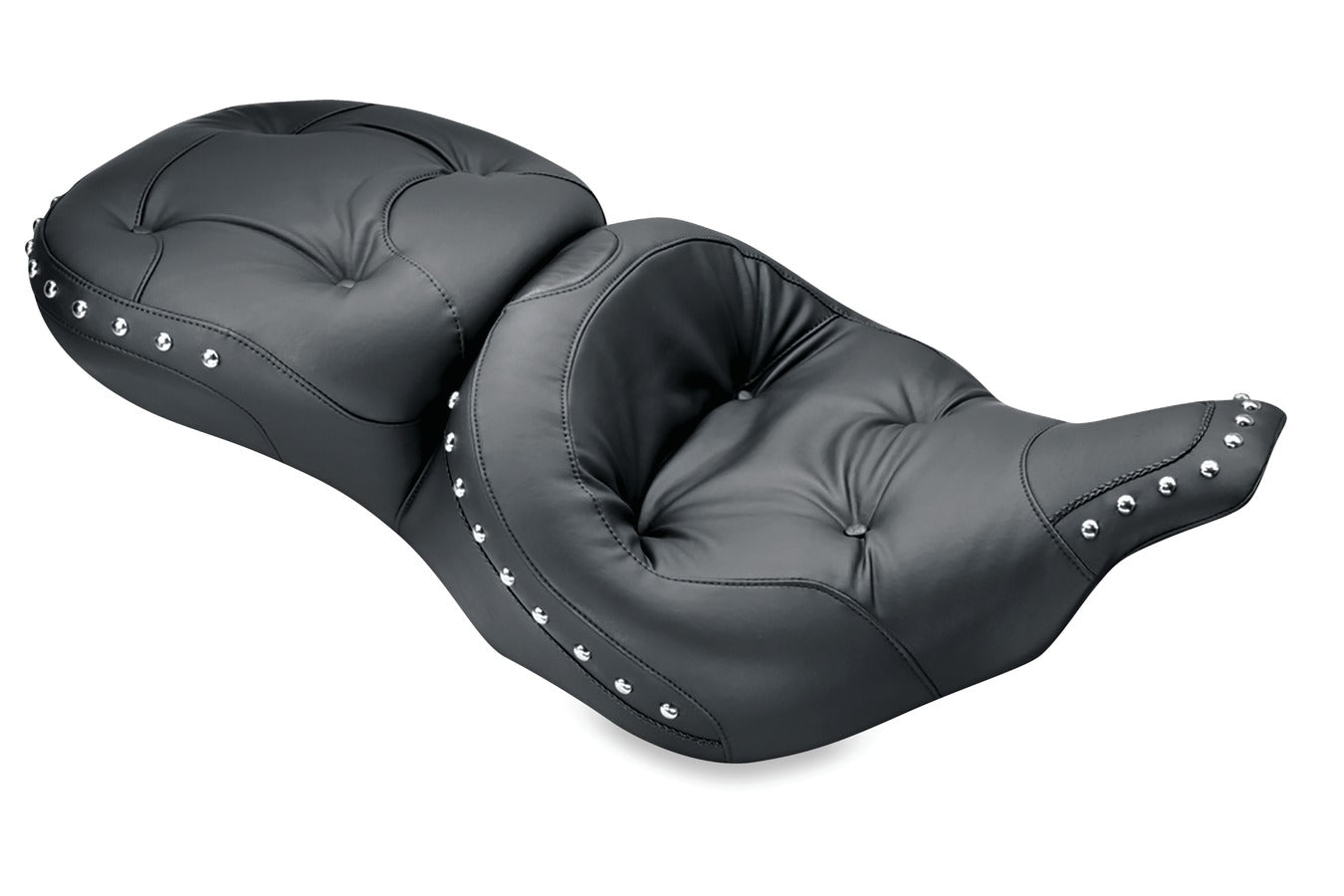 Standard Touring One-Piece, 2-Up Motorcycle Seat for Harley-Davidson Electra Glide & Road Glide 1997-2007