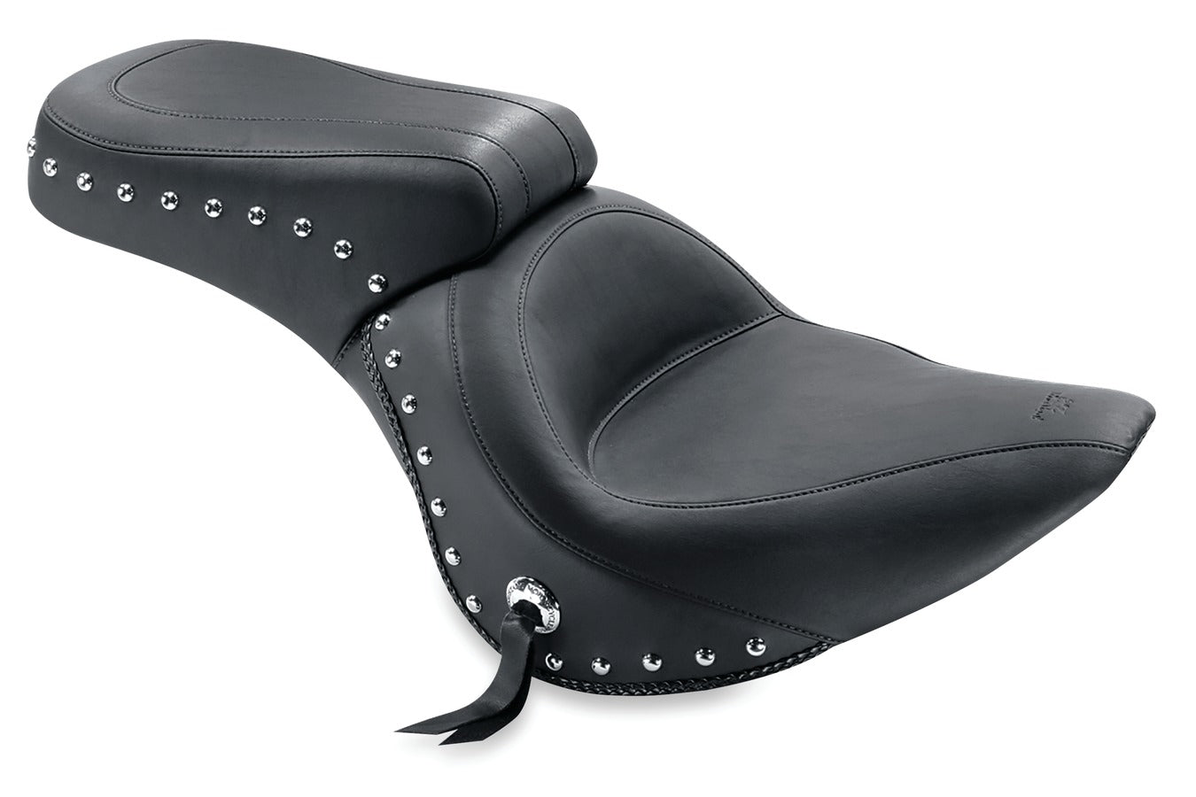 Standard Touring One-Piece, 2-Up Motorcycle Seat for Harley-Davidson Softail Wide Tire 2006-2017 (200mm)