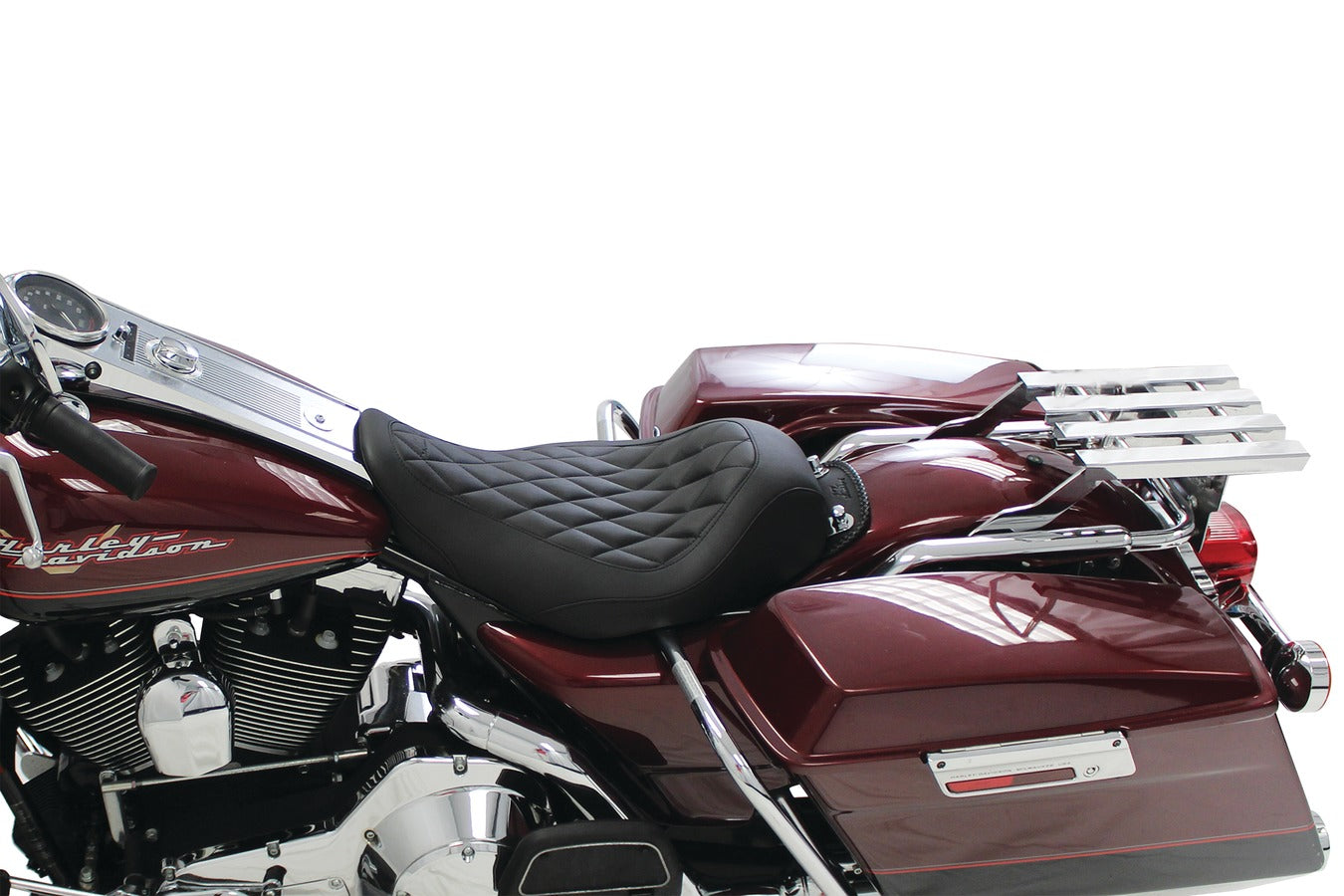 Wide Tripper™ Solo Motorcycle Seat for Harley-Davidson FL Touring 1997-2007