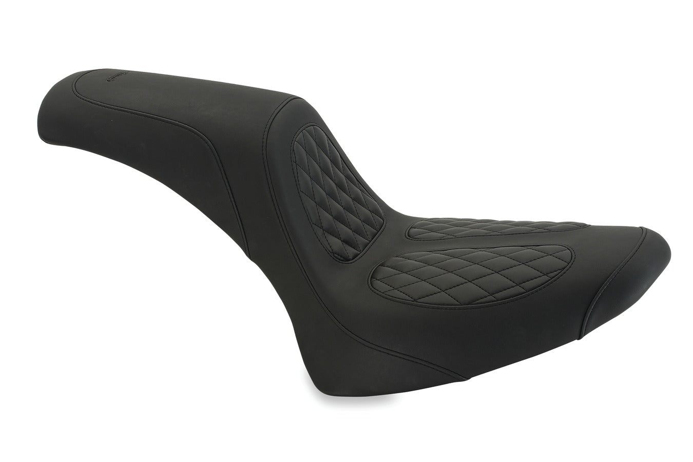 Signature Series Fastback™ by Dave Perewitz One-Piece, 2-Up Motorcycle Seat for Harley-Davidson Heritage Softail 2006, Fat Boy & Heritage Classic 2000-2006, Night Train, Softail Standard, & Springer 2000-2005